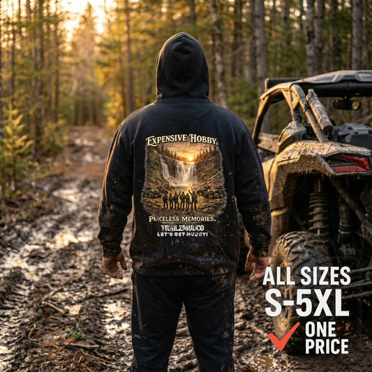 Expensive Hobby Priceless Memories Hoodie – SXS & UTV Rider Gift – Off Road Trail Life Sweatshirt – Unisex Heavyweight Pullover