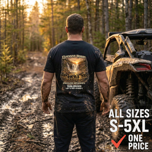 Expensive Hobby Priceless Memories T-Shirt – SXS & UTV Rider Gift – Off Road Trail Life Tee – Unisex Heavyweight Cotton Shirt